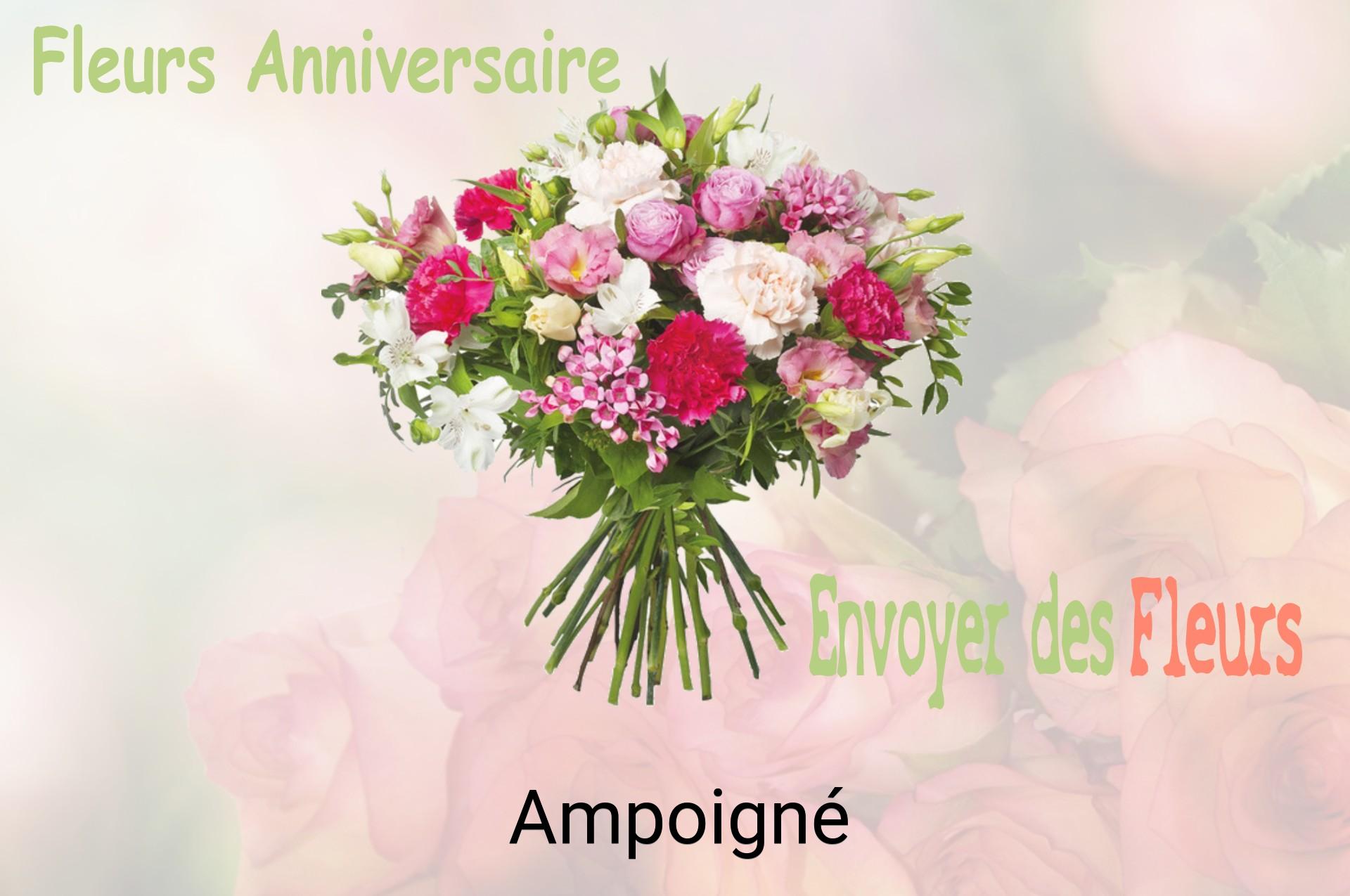Bouquet de fleurs d’anniversaire livré à Ampoigné